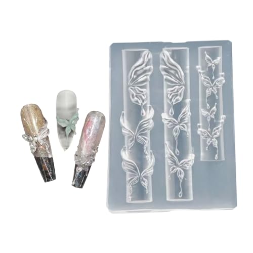 Nägel Kunst Silikonform Schmetterlingsform Maniküre Training Werkzeug Professionelle Maniküreversorgungen Für Verschiedene Anlässe Klare Nagelkunst Silikonform Nägel Kunst Silikonform Schmetterlingsform Maniküre Training Werkzeug Professionelle Maniküreversorgungen Für Verschiedene Anlässe Klare Nagelkunst Silikonform von DEKKRYNFV