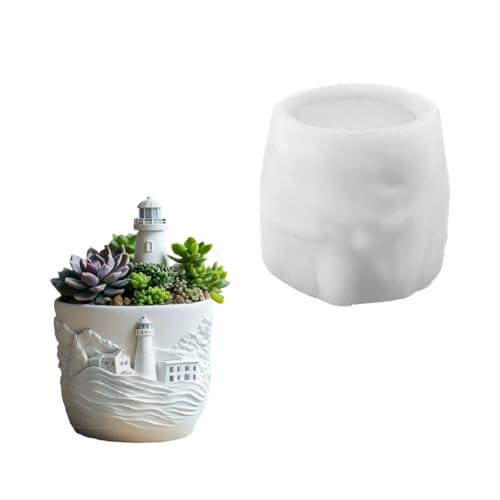 Vielseitige Silikonform Für Blumenblüten Blüten Töpfe Einfacher Beerdigung Zement Pflanzer Accessoire Für Enthusiasten Haushalt Silikonblumentöpfe Schimmelpilze von DEKKRYNFV