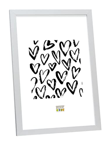 Deknudt Frames S44CD1-13.0X18.0 Bilderrahmen, Holz/MDF, Schlichter Stil, schmal, 21 x 16 x 1,33 cm, silberfarben Deknudt Frames S44CD1-13.0X18.0 Bilderrahmen, Holz/MDF, Schlichter Stil, schmal, 21 x 16 x 1,33 cm, silberfarben von Deknudt Frames