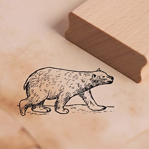 Motivstempel Eisbär läuft Stempel 55 x 28 mm Motivstempel Eisbär läuft Stempel 55 x 28 mm von DEKO-LANDO