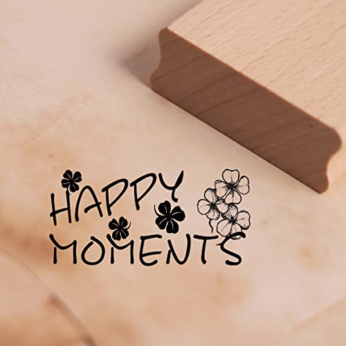 Motivstempel Happy Moments Stempel Kleeblatt 58 x 28 mm von DEKO-LANDO