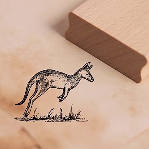 Motivstempel Hüpfendes Känguru Stempel 38 x 30 mm von DEKO-LANDO