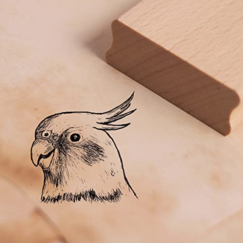 Motivstempel Nymphensittich Kopf Stempel 37 x 38 mm Motivstempel Nymphensittich Kopf Stempel 37 x 38 mm von DEKO-LANDO