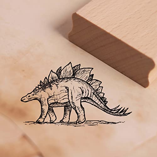 Motivstempel Stegosaurus Stempel Dinosaurier 48 x 26 mm von DEKO-LANDO