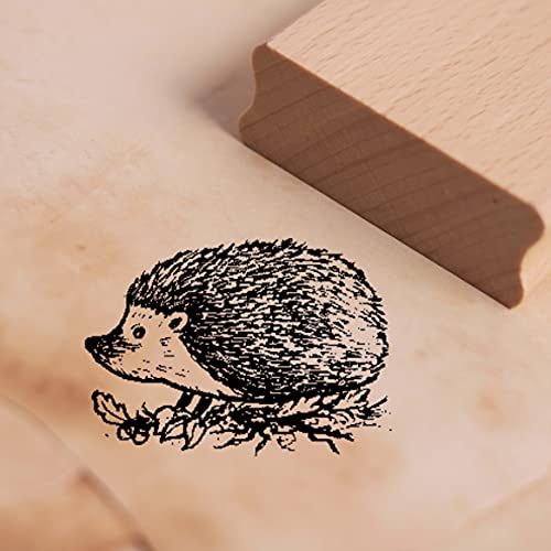 Stempel Igel im Herbst - Motivstempel ca. 38 x 27 mm von DEKO-LANDO