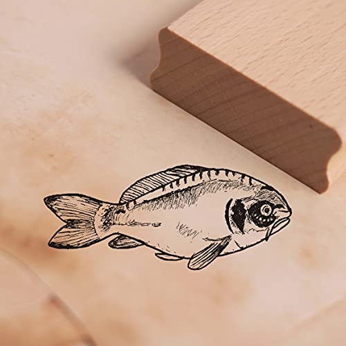 Stempel Koi - Fisch Motivstempel ca. 58 x 25 mm von DEKO-LANDO