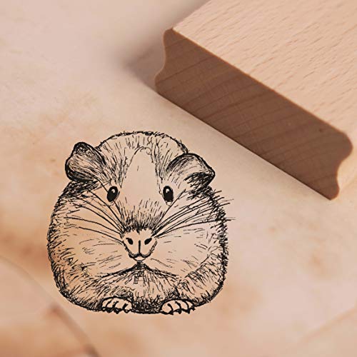 Stempel Meerschweinchen Kopf - Motivstempel ca. 38 x 37 mm Stempel Meerschweinchen Kopf - Motivstempel ca. 38 x 37 mm von DEKO-LANDO
