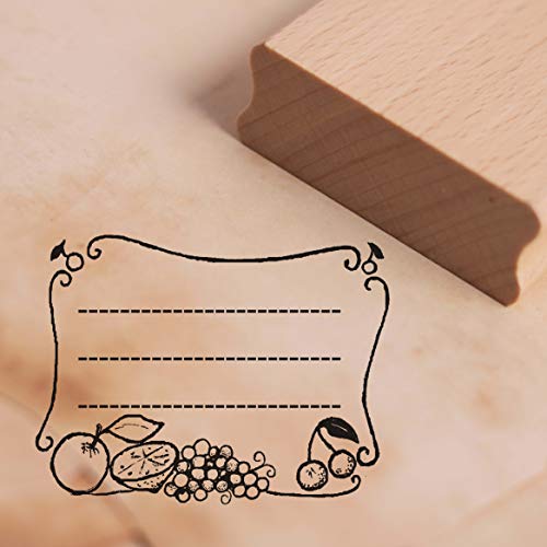 Stempel Obst Etikett Marmelade - ca. 48 x 37 mm Stempel Obst Etikett Marmelade - ca. 48 x 37 mm von DEKO-LANDO