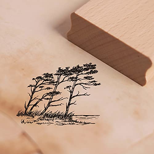 DEKO-LANDO Stempel Windflüchter - Motivstempel Natur, Buchenholz, ca. 48 x 38 mm DEKO-LANDO Stempel Windflüchter - Motivstempel Natur, Buchenholz, ca. 48 x 38 mm von DEKO-LANDO