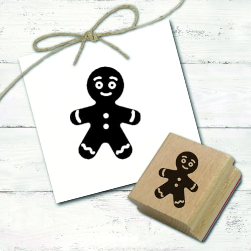 Dekolando Motivstempel Lebkuchenmann Lebkuchen Stempel - Advent Weihnachtsstempel Holzstempel - Abdruck 38 x 29 mm Dekolando Motivstempel Lebkuchenmann Lebkuchen Stempel - Advent Weihnachtsstempel Holzstempel - Abdruck 38 x 29 mm von DEKOLANDO