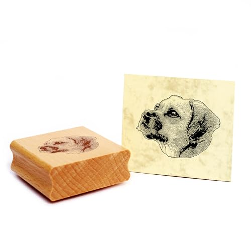 Dekolando Motivstempel Puggle Stempel Hund Holzstempel 48 x 35 mm Dekolando Motivstempel Puggle Stempel Hund Holzstempel 48 x 35 mm von DEKOLANDO