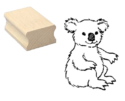Holzstempel Stempel Koala sitzender KOALABÄR Motivstempel aus Buchenholz Holzstempel Stempel Koala sitzender KOALABÄR Motivstempel aus Buchenholz von DEKOLANDO