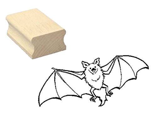 Stempel FLEDERMAUS - Motivstempel aus Buchenholz Stempel FLEDERMAUS - Motivstempel aus Buchenholz von DEKOLANDO