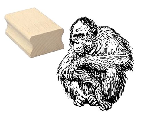 Stempel Holzstempel Motivstempel « AFFE SCHIMPANSE » Scrapbooking - Kinderstempel Tierstempel Urwald Menschenaffe Stempel Holzstempel Motivstempel « AFFE SCHIMPANSE » Scrapbooking - Kinderstempel Tierstempel Urwald Menschenaffe von DEKOLANDO