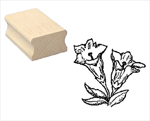Stempel Holzstempel Motivstempel « ENZIAN » Scrapbooking - Pflanze Stempel Holzstempel Motivstempel « ENZIAN » Scrapbooking - Pflanze von DEKOLANDO