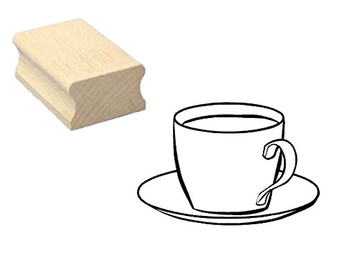 Stempel Holzstempel Motivstempel « KAFFEE TASSE » Scrapbooking - Embossing von DEKOLANDO