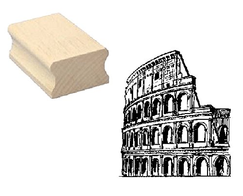 Stempel Holzstempel Motivstempel « KOLOSSEUM » Scrapbooking - Embossing Rom Architektur Antike Amphitheater von DEKOLANDO