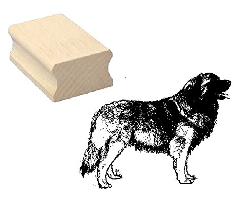 Stempel Holzstempel Motivstempel « LEONBERGER » Scrapbooking - Embossing Kinderstempel Tierstempel Hund Haustier von DEKOLANDO