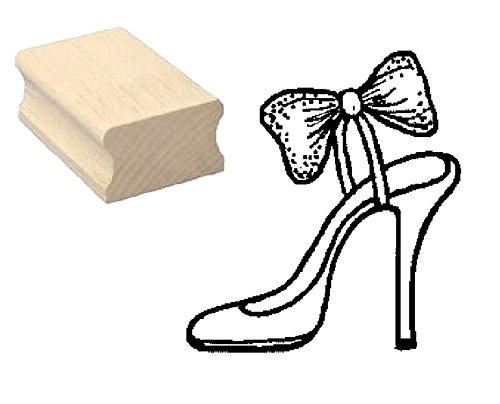 Stempel Holzstempel Motivstempel « SCHUH Pumps » Scrapbooking von DEKOLANDO