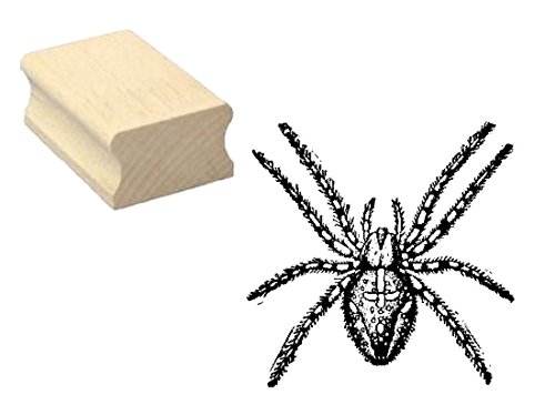 Stempel Holzstempel Motivstempel « SPINNE » Scrapbooking - Embossing Basteln Insekten von DEKOLANDO