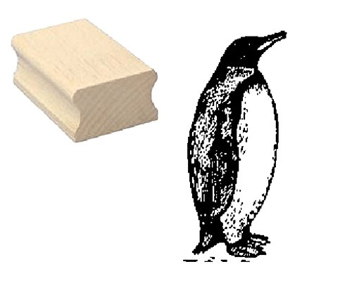 Stempel Pinguin - Motivstempel aus Buchenholz von DEKOLANDO