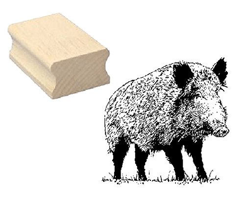Stempel Wildschwein - Motivstempel 37x38 mm Stempel Wildschwein - Motivstempel 37x38 mm von DEKOLANDO