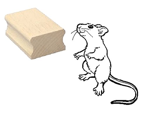 Stempel niedliche MAUS stehend - Motivstempel aus Buchenholz Stempel niedliche MAUS stehend - Motivstempel aus Buchenholz von DEKOLANDO