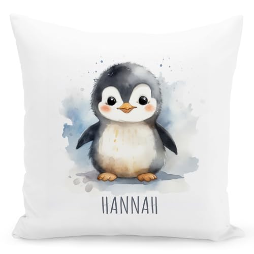 DEL MÀ Unique & Personal Pinguin Kissen personalisiert mit Namen Kinderkissen Kuschelkissen Kinder Geschenk Kinderzimmer Deko Junge Mädchen Zierkissen Dekokissen 40x40 cm inkl. Füllung und Bezug DEL MÀ Unique & Personal Pinguin Kissen personalisiert mit Namen Kinderkissen Kuschelkissen Kinder Geschenk Kinderzimmer Deko Junge Mädchen Zierkissen Dekokissen 40x40 cm inkl. Füllung und Bezug von DEL MÀ Unique & Personal