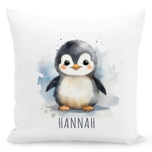 DEL MÀ Unique & Personal Pinguin Kissen personalisiert mit Namen Kuschelkissen Kinder Geschenk Kinderzimmer Deko Junge Mädchen Kinderkissen Dekokissen 40x40 cm inkl. Füllung und Bezug DEL MÀ Unique & Personal Pinguin Kissen personalisiert mit Namen Kuschelkissen Kinder Geschenk Kinderzimmer Deko Junge Mädchen Kinderkissen Dekokissen 40x40 cm inkl. Füllung und Bezug von DEL MÀ Unique & Personal