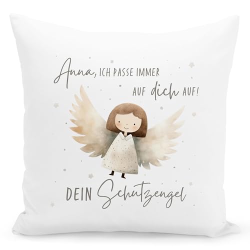DEL MÀ Unique & Personal Schutzengel Kissen personalisiertes Kuschelkissen für Kinder Engel Geschenk Kinderkissen Kinderzimmer Deko Dekokissen 40x40 cm inkl. Füllung und Bezug DEL MÀ Unique & Personal Schutzengel Kissen personalisiertes Kuschelkissen für Kinder Engel Geschenk Kinderkissen Kinderzimmer Deko Dekokissen 40x40 cm inkl. Füllung und Bezug von DEL MÀ Unique & Personal