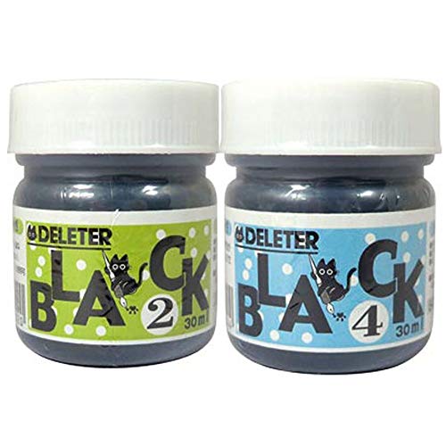 Deleter Manga Comic Ink - BLACK2,BLACK4-2pc (Harajuku Culture Only) von DELETER