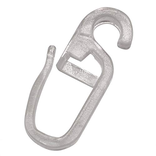 DELFRA 100 Überklipshaken 4mm glasklar - Faltenlegehaken für Gardinenringe DELFRA 100 Überklipshaken 4mm glasklar - Faltenlegehaken für Gardinenringe von DELFRA