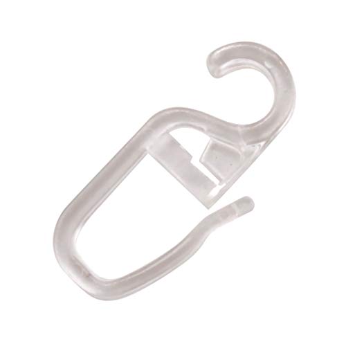 DELFRA 100 Überklipshaken 6mm glasklar - Faltenlegehaken für Gardinenringe DELFRA 100 Überklipshaken 6mm glasklar - Faltenlegehaken für Gardinenringe von DELFRA