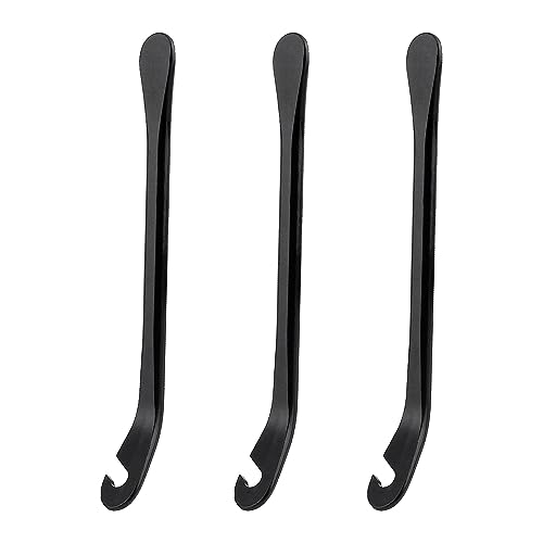 DELITLS Bicycle Tire Lever, Bike Tire Lever Tyre Spoon Iron Changing Tool Bike Tire Repair Tools, Bike Tube Repair Tool Kits (Black) von DELITLS