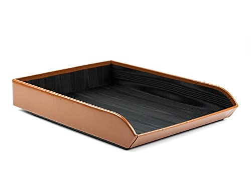 DELMON VARONE - Briefablage DIN A4 aus Cambridge Top Grain Leder braun, Schreibtisch Organizer als Ablage für Dokumente, Briefe, Akten und Zeitungen, Elegantes Ablagefach in Echtleder für Büro DELMON VARONE - Briefablage DIN A4 aus Cambridge Top Grain Leder braun, Schreibtisch Organizer als Ablage für Dokumente, Briefe, Akten und Zeitungen, Elegantes Ablagefach in Echtleder für Büro von DELMON VARONE - FINE LEATHERGOODS MADE IN GERMANY