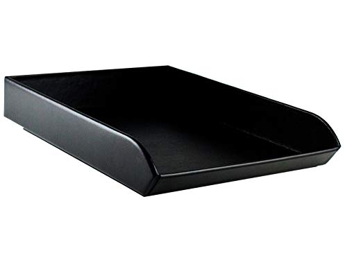 DELMON VARONE - Briefablage DIN A4 aus Premium Leder Boxcalf schwarz, Schreibtisch Organizer als Ablage für Dokumente, Briefe, Akten und Zeitungen, Elegante Schreibtischablage in Echtleder für Büro DELMON VARONE - Briefablage DIN A4 aus Premium Leder Boxcalf schwarz, Schreibtisch Organizer als Ablage für Dokumente, Briefe, Akten und Zeitungen, Elegante Schreibtischablage in Echtleder für Büro von DELMON VARONE - FINE LEATHERGOODS MADE IN GERMANY