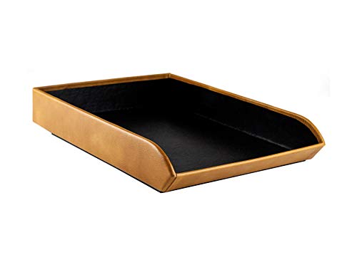 DELMON VARONE - Briefablage DIN A4 aus Premium Leder Vintage Anilin braun, Schreibtisch Organizer als Ablage für Dokumente, Briefe, Akten und Zeitungen, Elegante Dokumentenablage in Echtleder für Büro DELMON VARONE - Briefablage DIN A4 aus Premium Leder Vintage Anilin braun, Schreibtisch Organizer als Ablage für Dokumente, Briefe, Akten und Zeitungen, Elegante Dokumentenablage in Echtleder für Büro von DELMON VARONE - FINE LEATHERGOODS MADE IN GERMANY
