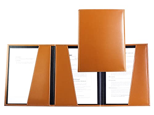 DELMON VARONE - Kanzlei- & Vertragsmappe mit 3 Fächer DIN A4 Cambridge Top Grain Leder Braun - Urkundenmappe personalisiert - Bewerbungs- & Dokumenten-Mappe zum Abheften von Verträgen, Urkunden, Akten DELMON VARONE - Kanzlei- & Vertragsmappe mit 3 Fächer DIN A4 Cambridge Top Grain Leder Braun - Urkundenmappe personalisiert - Bewerbungs- & Dokumenten-Mappe zum Abheften von Verträgen, Urkunden, Akten von DELMON VARONE - FINE LEATHERGOODS MADE IN GERMANY