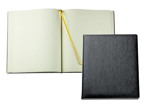 DELMON VARONE - Personalisierbares Gästebuch gebunden in Premium Leder Manhattan Schwarz - Blanko Buch mit Hardcover Einband & Merkband zum selbstgestalten für Hochzeit, Taufe, Geburtstag & Geburt DELMON VARONE - Personalisierbares Gästebuch gebunden in Premium Leder Manhattan Schwarz - Blanko Buch mit Hardcover Einband & Merkband zum selbstgestalten für Hochzeit, Taufe, Geburtstag & Geburt von DELMON VARONE - FINE LEATHERGOODS MADE IN GERMANY