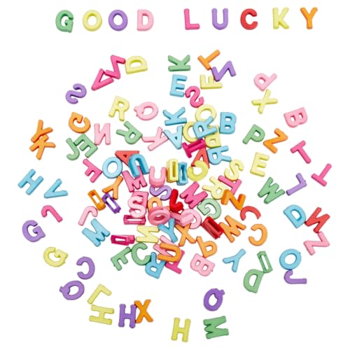 DELORIGIN 100 Stück Buchstabenperlen Aus Acryl AZ Buchstaben Anhänger 3D Charms Lose Alphabet Abstandshalterperlen Für Die Schmuckherstellung DIY Armbänder Und Halsketten DELORIGIN 100 Stück Buchstabenperlen Aus Acryl AZ Buchstaben Anhänger 3D Charms Lose Alphabet Abstandshalterperlen Für Die Schmuckherstellung DIY Armbänder Und Halsketten von DELORIGIN