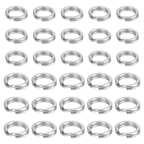 DELORIGIN 100 Stück Doppelbiegeringe 2 Größen 304 Edelstahl Doppelschlaufen Schlüsselanhängerringe Verbindungsstück Karabiner Klein Für Die Schmuckherstellung von Halsketten Armbändern Und Ohrringen DELORIGIN 100 Stück Doppelbiegeringe 2 Größen 304 Edelstahl Doppelschlaufen Schlüsselanhängerringe Verbindungsstück Karabiner Klein Für Die Schmuckherstellung von Halsketten Armbändern Und Ohrringen von DELORIGIN