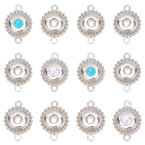 DELORIGIN 12 Stück Druckknopf Schmuckanhänger Verbindungsanhänger Austauschbare Anhänger Druckknopfanhänger Für Die Schmuckherstellung Druckknöpfe Charms Schmuck Anhänger Zum Aufhängen DELORIGIN 12 Stück Druckknopf Schmuckanhänger Verbindungsanhänger Austauschbare Anhänger Druckknopfanhänger Für Die Schmuckherstellung Druckknöpfe Charms Schmuck Anhänger Zum Aufhängen von DELORIGIN