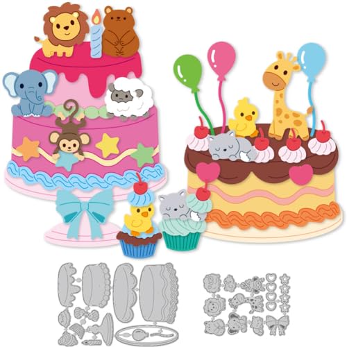 DELORIGIN 2Set Stanzformen Mit Tierische Torte Luftballons Stempel Geburtstag Stanzschablone Geburtstag Spitze Stanzschablone Neuheiten Für DIY Hochzeit Papierbastelarbeiten Alben Geschenkdekor DELORIGIN 2Set Stanzformen Mit Tierische Torte Luftballons Stempel Geburtstag Stanzschablone Geburtstag Spitze Stanzschablone Neuheiten Für DIY Hochzeit Papierbastelarbeiten Alben Geschenkdekor von DELORIGIN