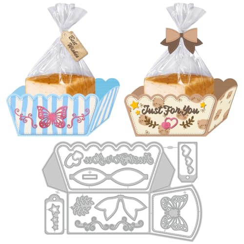 DELORIGIN 3D-Brotkasten-Stanzschablone, Geschenkbox, Kartenherstellung, Metall-Stanzformen, Karten, Scrapbooking, Prägeschablone, Stanzformen für Grußkarten, Bastelalbum, Einladung, festliche DELORIGIN 3D-Brotkasten-Stanzschablone, Geschenkbox, Kartenherstellung, Metall-Stanzformen, Karten, Scrapbooking, Prägeschablone, Stanzformen für Grußkarten, Bastelalbum, Einladung, festliche von DELORIGIN