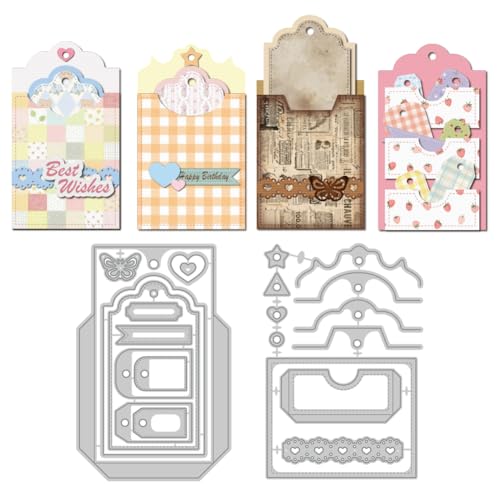 DELORIGIN 3D-Geschenkkarten-Stanzformen für Kartenherstellung, Kartenfach, Karbonstahl, Stanzformen 2025, Etiketten, Scrapbooking, Prägeschablone für DIY, Geburtstag, Party, Grußkarten, Hochzeit DELORIGIN 3D-Geschenkkarten-Stanzformen für Kartenherstellung, Kartenfach, Karbonstahl, Stanzformen 2025, Etiketten, Scrapbooking, Prägeschablone für DIY, Geburtstag, Party, Grußkarten, Hochzeit von DELORIGIN