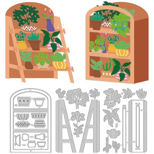 DELORIGIN 3D-Pflanzenständer, Stanzformen, Kartenherstellung, Stanzschablone, Karbonstahl, Stanzformen, Scrapbooking, Prägeschablone für Grußkarten, Bastelalbum, Briefe, Party, Einladung, Umschläge DELORIGIN 3D-Pflanzenständer, Stanzformen, Kartenherstellung, Stanzschablone, Karbonstahl, Stanzformen, Scrapbooking, Prägeschablone für Grußkarten, Bastelalbum, Briefe, Party, Einladung, Umschläge von DELORIGIN