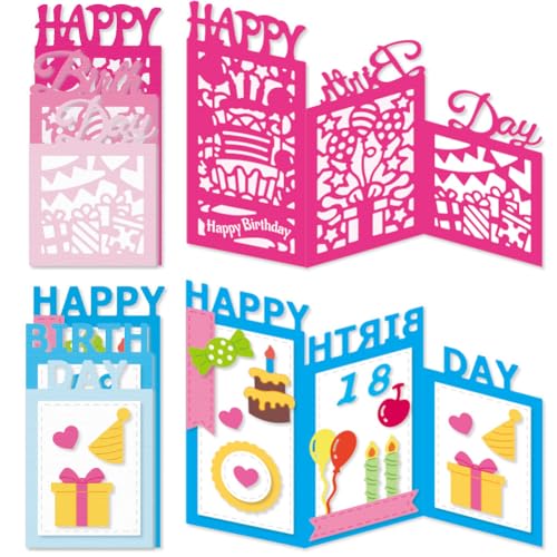 DELORIGIN 3D-Stanzformen für Grußkarten, Klappkarten, Karbonstahl, Stanzformen 2025, Scrapbooking, Prägeschablone für Geburtstag, DIY, Party, Grußkarten, Fotoalbum DELORIGIN 3D-Stanzformen für Grußkarten, Klappkarten, Karbonstahl, Stanzformen 2025, Scrapbooking, Prägeschablone für Geburtstag, DIY, Party, Grußkarten, Fotoalbum von DELORIGIN
