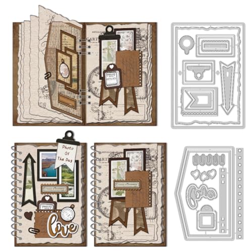 DELORIGIN 3D Tagebuch Stanzer Zur Kartengestaltung Loseblattbuch Kohlenstoffstahl Stanzformen Schablonen Scrapbooking Für Tagebuch Fotoalbum Geburtstagsgeschenk Party Gruß DELORIGIN 3D Tagebuch Stanzer Zur Kartengestaltung Loseblattbuch Kohlenstoffstahl Stanzformen Schablonen Scrapbooking Für Tagebuch Fotoalbum Geburtstagsgeschenk Party Gruß von DELORIGIN