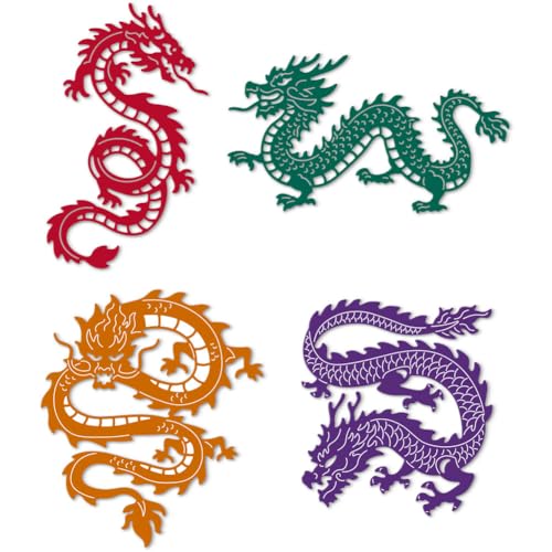 DELORIGIN 4 Stil Chinesischer Drache Stanzformen Kartenränder Stich Stanzformen Karbonstahl Stanzschablonen Neuheiten 2025 Prägeschablonen Für DIY Papierbastelalben Geschenkdekor Neujahrsfest DELORIGIN 4 Stil Chinesischer Drache Stanzformen Kartenränder Stich Stanzformen Karbonstahl Stanzschablonen Neuheiten 2025 Prägeschablonen Für DIY Papierbastelalben Geschenkdekor Neujahrsfest von DELORIGIN