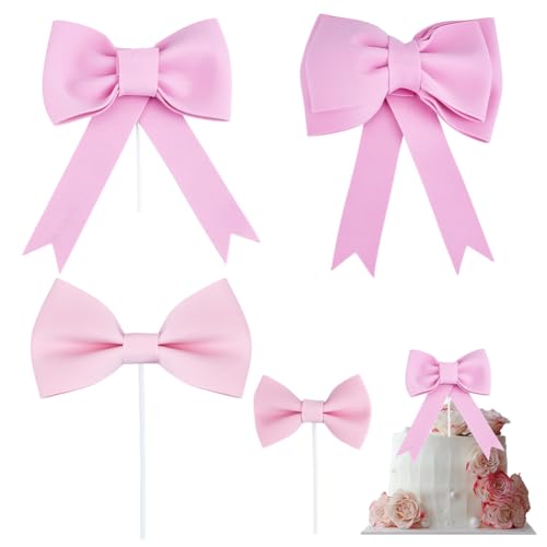 DELORIGIN 4 Stück Rosa Schleife als Tortenaufsatz Zum Geburtstag 4 Stile Schaumstoff Schleife Tortendekoration Übergroße Schleife Prinzessinnen Tortenaufsatz Für Frauen Hochzeitstag DELORIGIN 4 Stück Rosa Schleife als Tortenaufsatz Zum Geburtstag 4 Stile Schaumstoff Schleife Tortendekoration Übergroße Schleife Prinzessinnen Tortenaufsatz Für Frauen Hochzeitstag von DELORIGIN